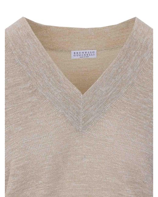 Brunello Cucinelli Natural Sweater