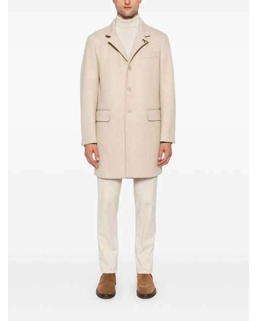 Fay Natural New Duty Coat for men