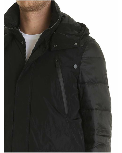 Karl Lagerfeld Black Hoodie Jacket for men