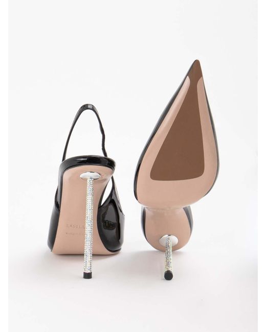 Le Silla Black Sandals