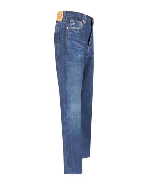 Junya Watanabe Blue X Levis Strauss Jeans Ber Ber Jin for men