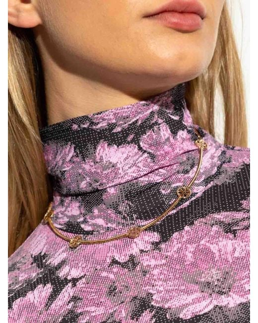Tory Burch Metallic Miller Pav Necklace
