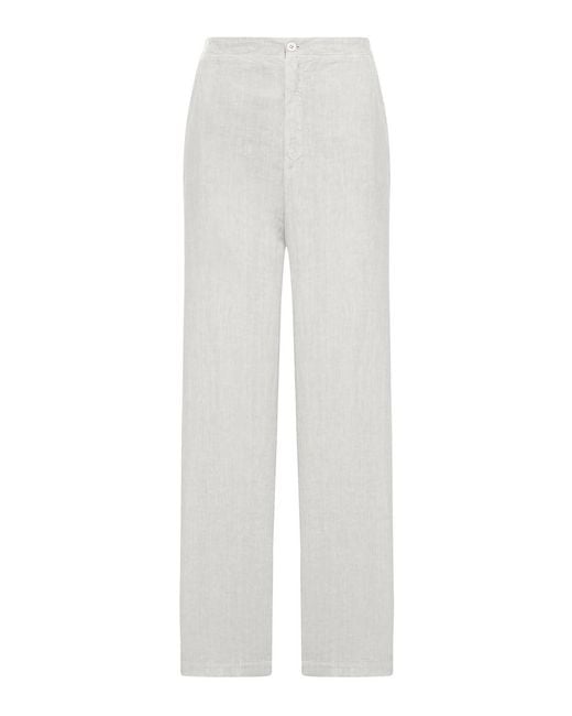 Transit White Wide Leg Pants