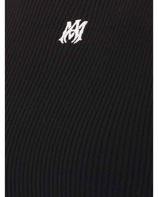 Amiri Black Ma Knit Tank Top