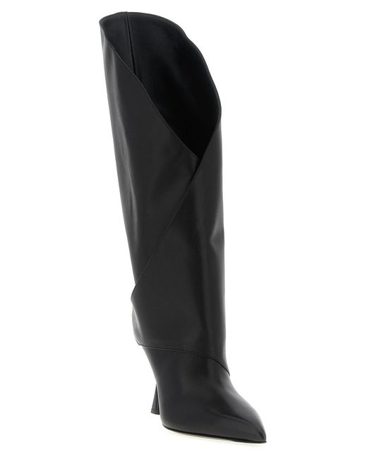 Balmain Black Twist Boots
