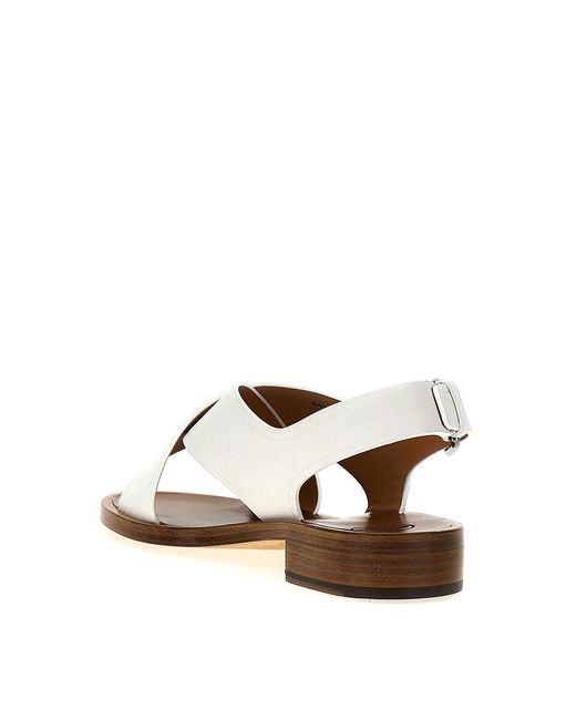 Church's Natural Crossed Band Sandals