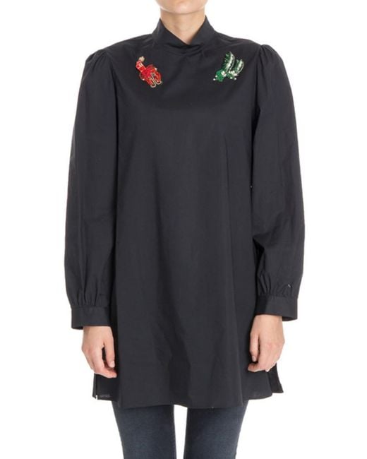 Vivetta Blue Nanchino Top