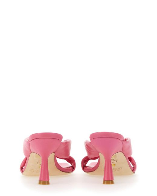 Stuart Weitzman Pink Sandal With Bow
