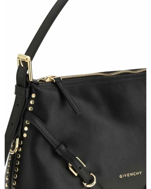 Givenchy Black Voyou Mini Leather Shoulder Bag