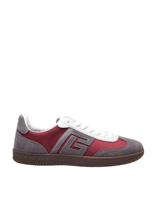 Balmain Purple Swan Sneakers for men