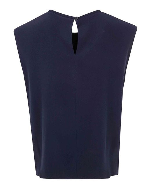 Liviana Conti Blue Blouse