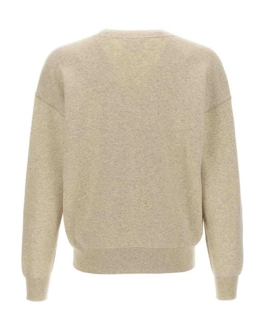Isabel Marant White Atley Sweater for men