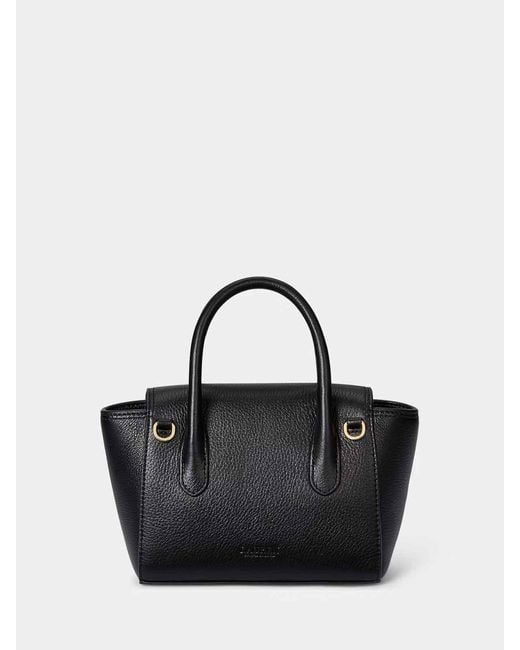 Ralph Lauren Black Tnnr Sm Schl-Satchel-Small