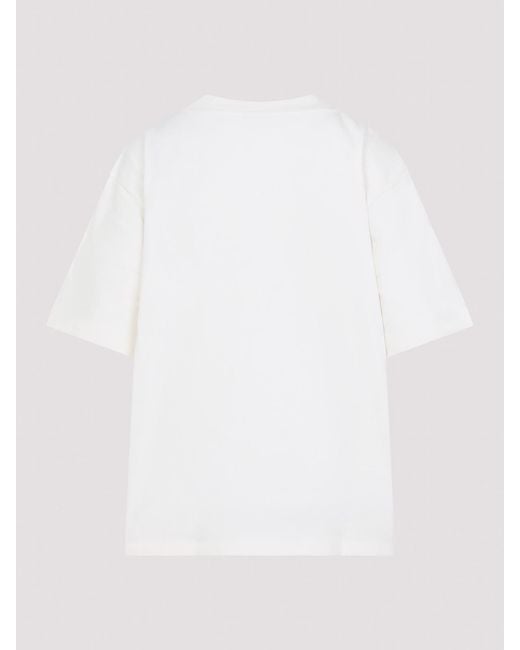 Moncler White Ss T-Shirt