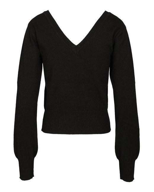 Vivienne Westwood Black Beatrice Cotton And Cashmere Sweater