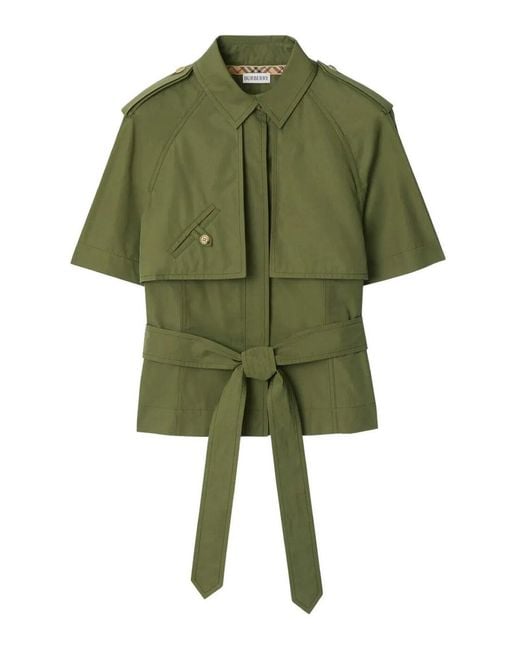 Burberry Green 'Liv' Top