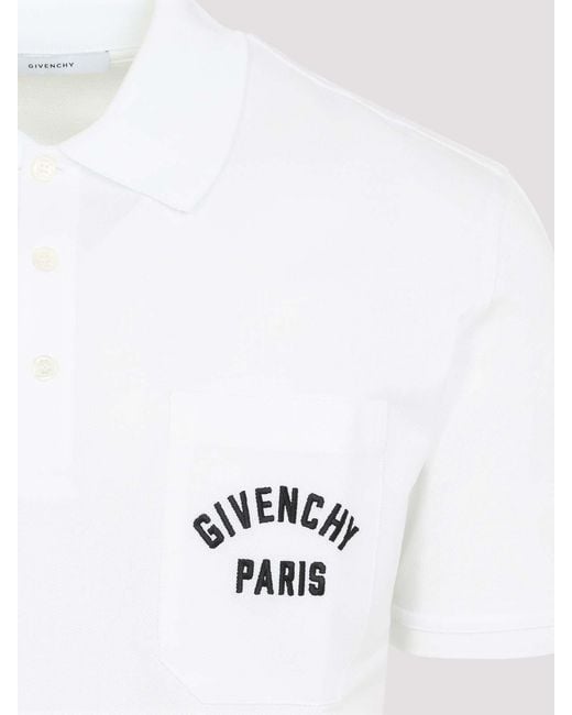 Givenchy White Polo for men