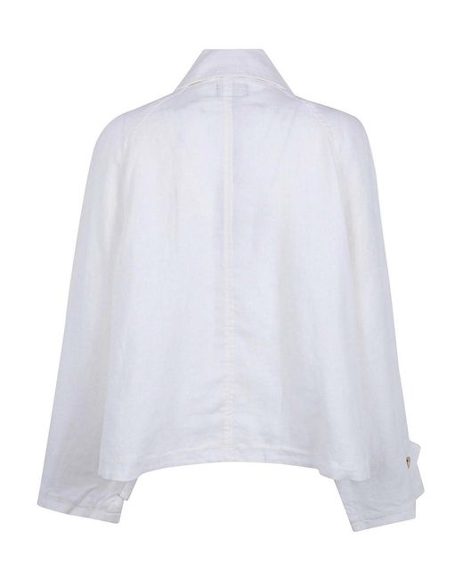 Polo Ralph Lauren White Woven Windbreaker Jacket