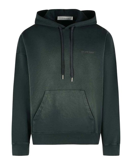 Golden Goose Deluxe Brand Green Cotton Sweatshirt for men