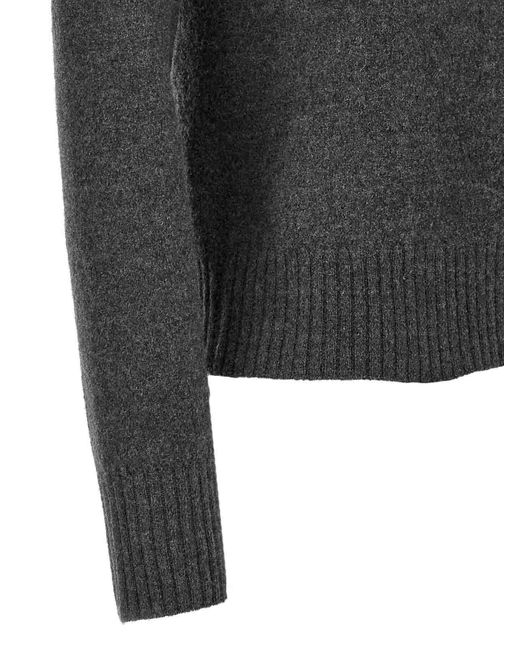 Jil Sander Gray Wool Sweater