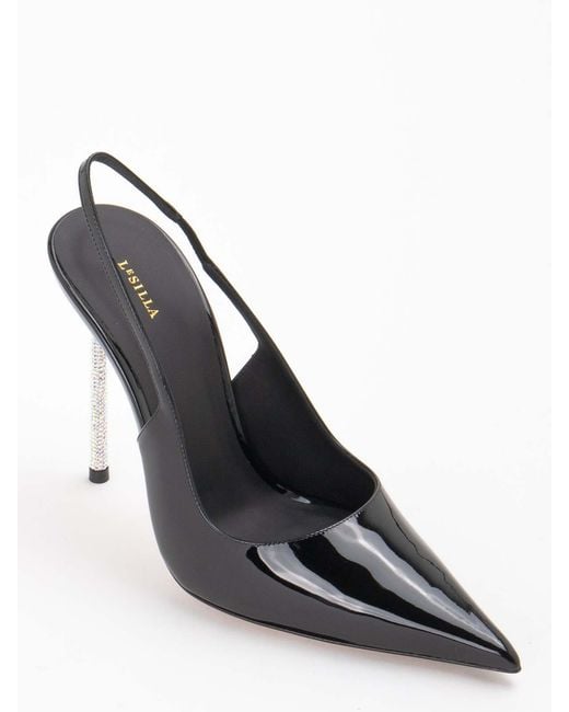 Le Silla Black Sandals