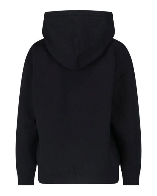 Jil Sander Blue Hooded Sweatshirt