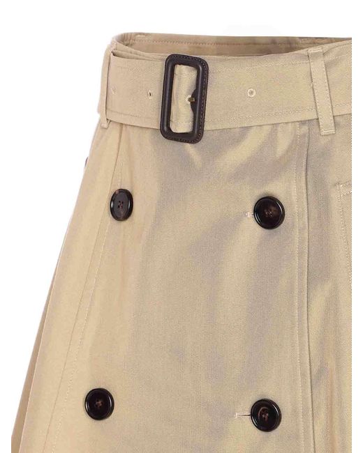 Burberry Natural Quilt Josselyn Skirt
