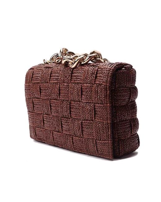 Casadei Brown Leather Bag