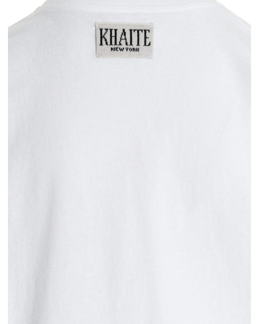 Khaite White T-Shirts
