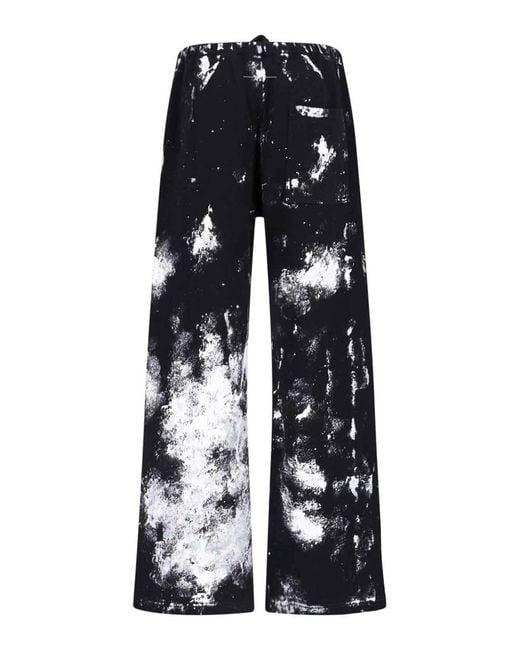 MM6 by Maison Margiela Black Sports Trousers
