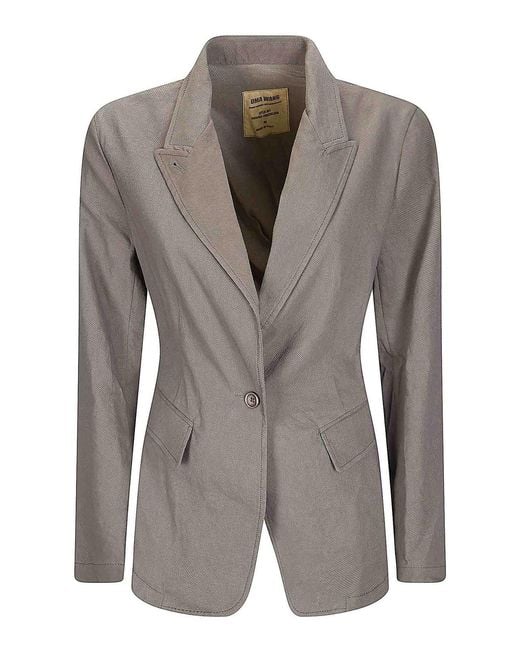 Uma Wang Gray Elegant Tailored Jacket