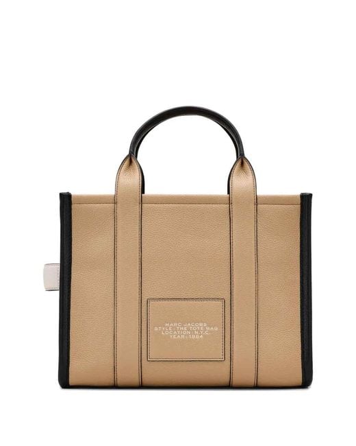 Marc Jacobs Metallic The Colorblock Medium Tote Bag