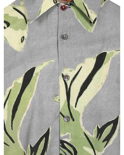 Paul Smith Gray Viscose Shirt for men