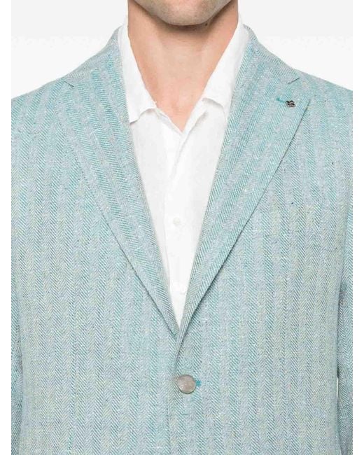 Tagliatore Blue Jacket for men