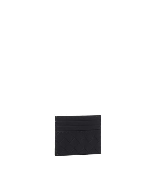 Bottega Veneta White Braided Credit Card Holder for men