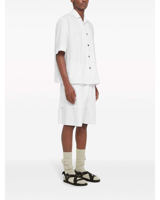 Jil Sander White Short-sleeve Shirt for men