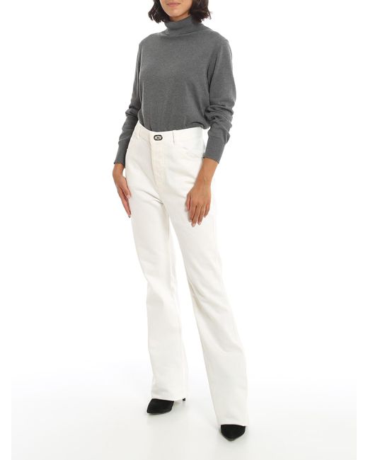 Bottega Veneta White Denim Jeans
