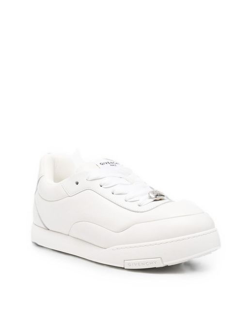 Givenchy White Yard Leather Sneakers for men