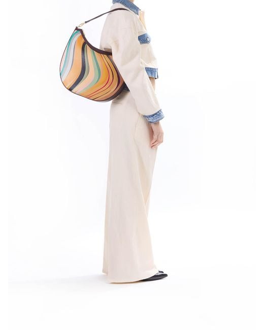 Paul Smith Blue Swirl Hobo Bag