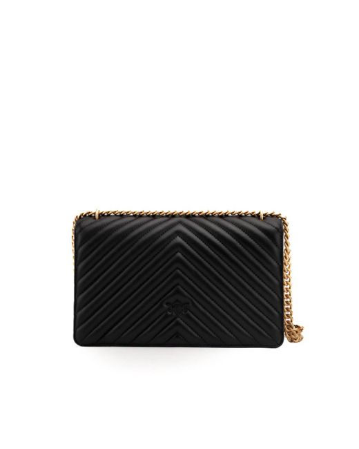 Pinko Black Quilted Bag