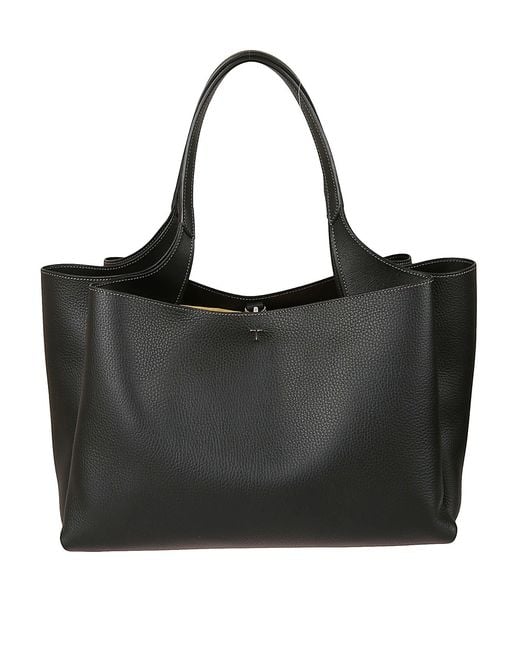 Tod's Black Leather Tote