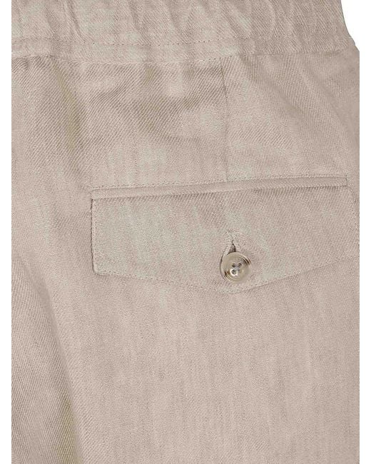 Barba Napoli Natural 100% Capri Bermuda Shorts for men