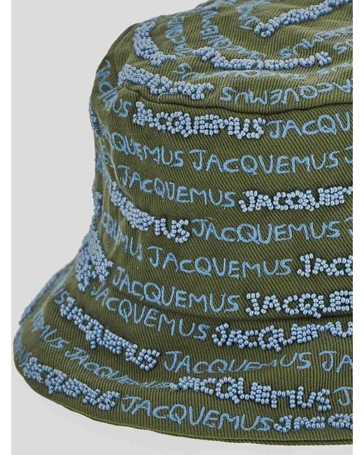 Jacquemus Green Bucket Hat for men