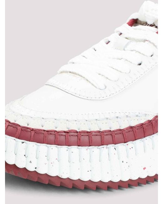 Chloé Pink Nama Sneakers