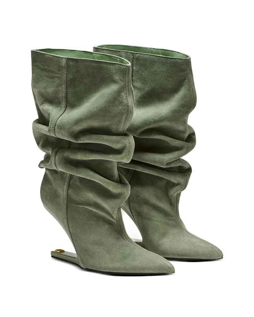 Balmain Green Boots