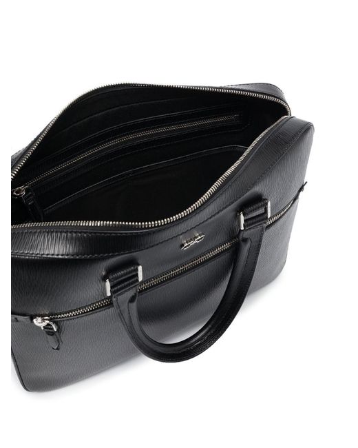 Ferragamo Black Leather Briefcase for men