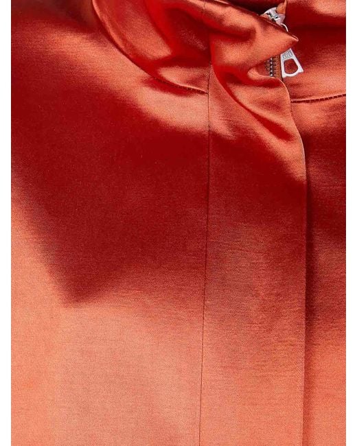 Dries Van Noten Orange Voles Jacket