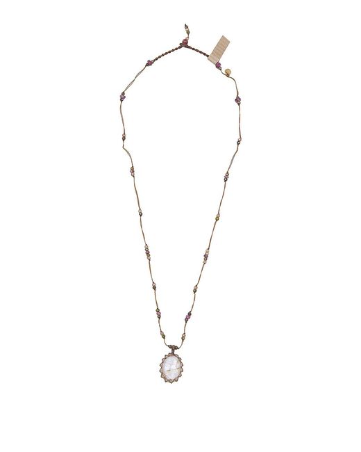 Sharing White Short Pendant Necklace