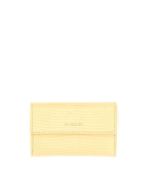 Jil Sander Yellow Wallets & Purses