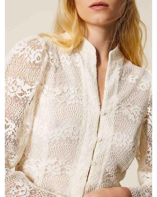 Twinset Natural Lace Jacket
